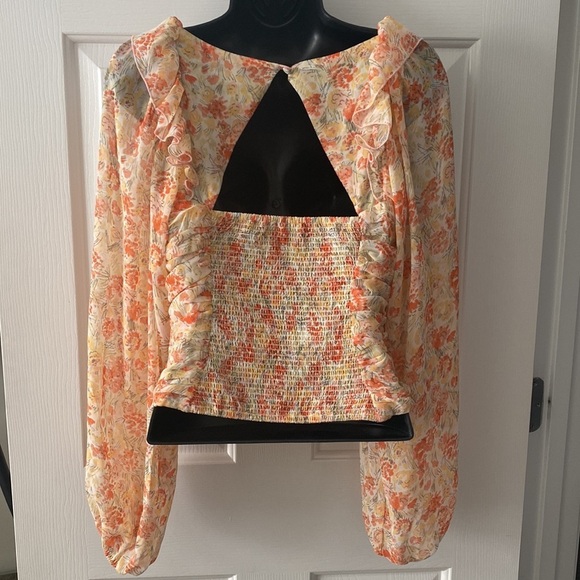 Free People Mabel Print Spring Combo Top Size X-Small - Picture 6 of 10